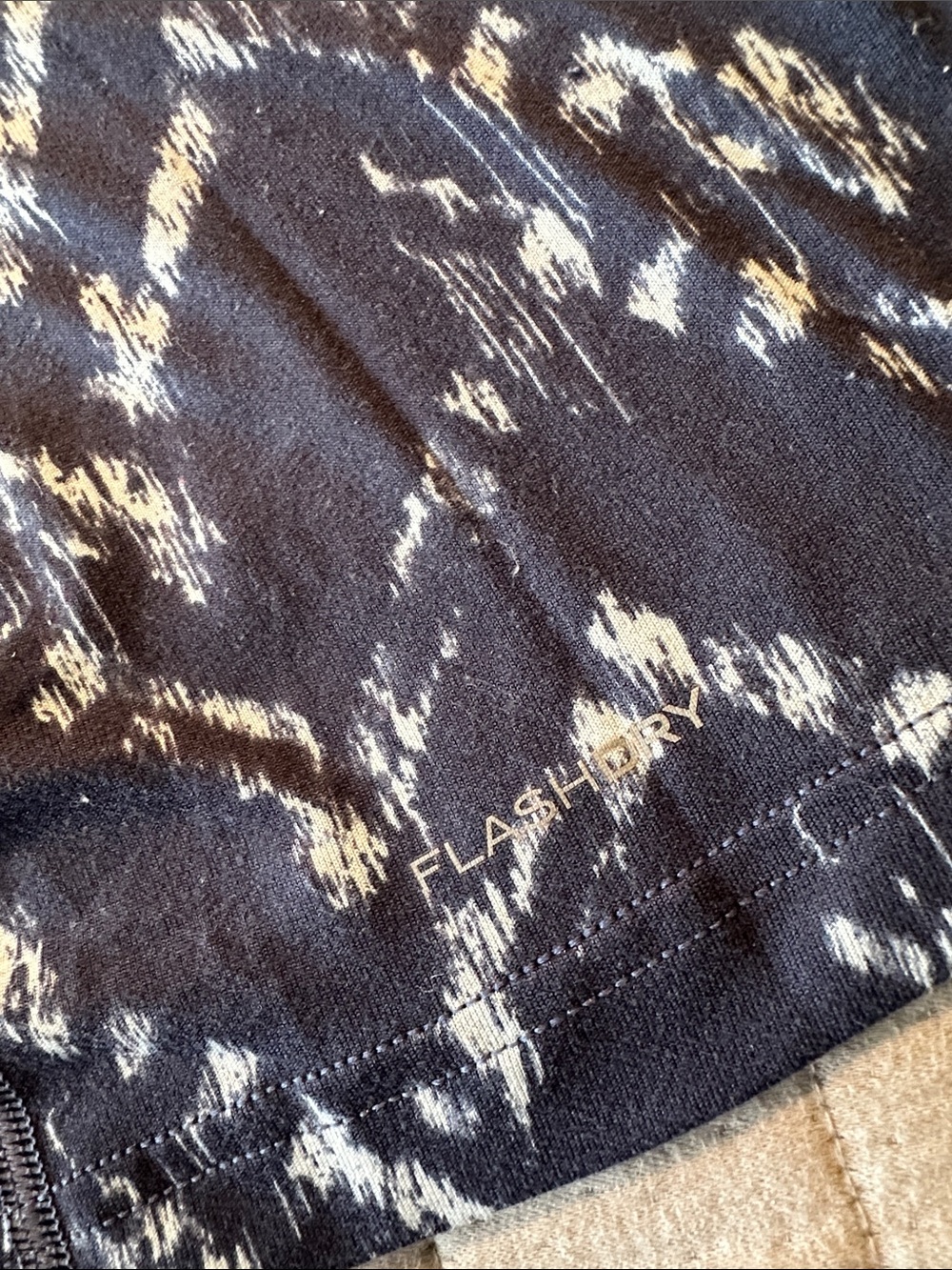 The North Face Navy and White Chevron Print Racerback Tank, sz L - Picture 8 of 10